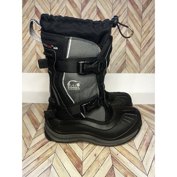 SOREL Alpha Trac Buckle ThermoPlus Xtreme lnsulation Waterproof Boots Sz M6 W7.5 - Picture 1 of 6